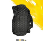 کفپوش گلدوزی آریسان مشکی سفید