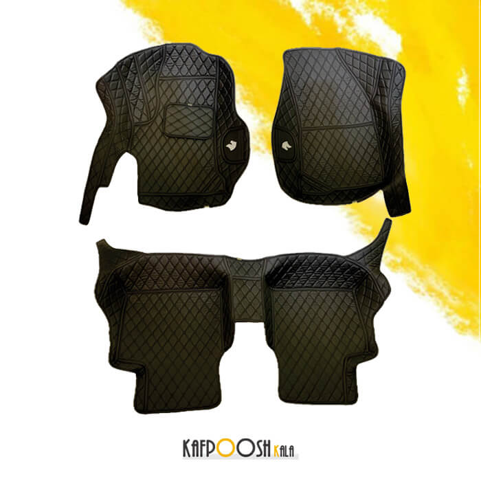 کفپوش گلدوزی تارا مشکی