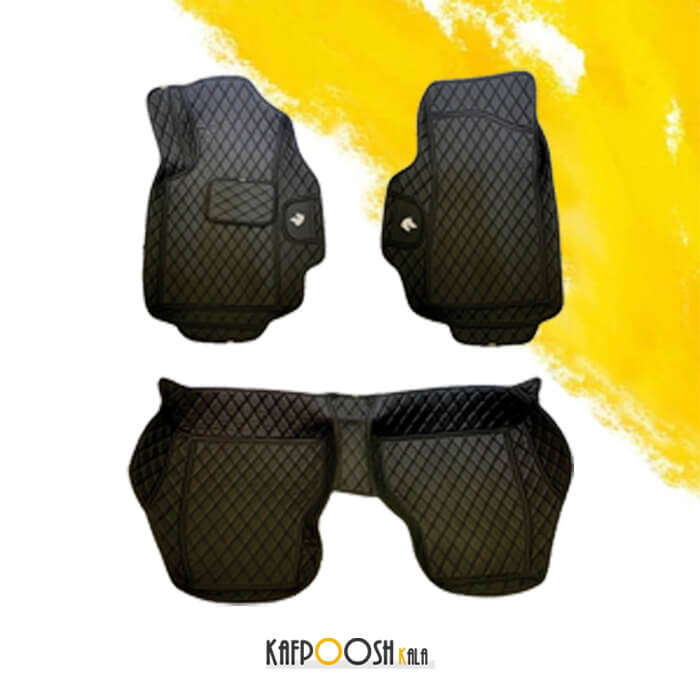 کفپوش گلدوزی دنا مشکی