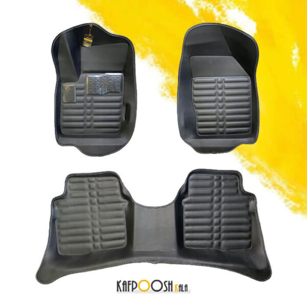 کفپوش 5d آریزو5 مشکی چرم